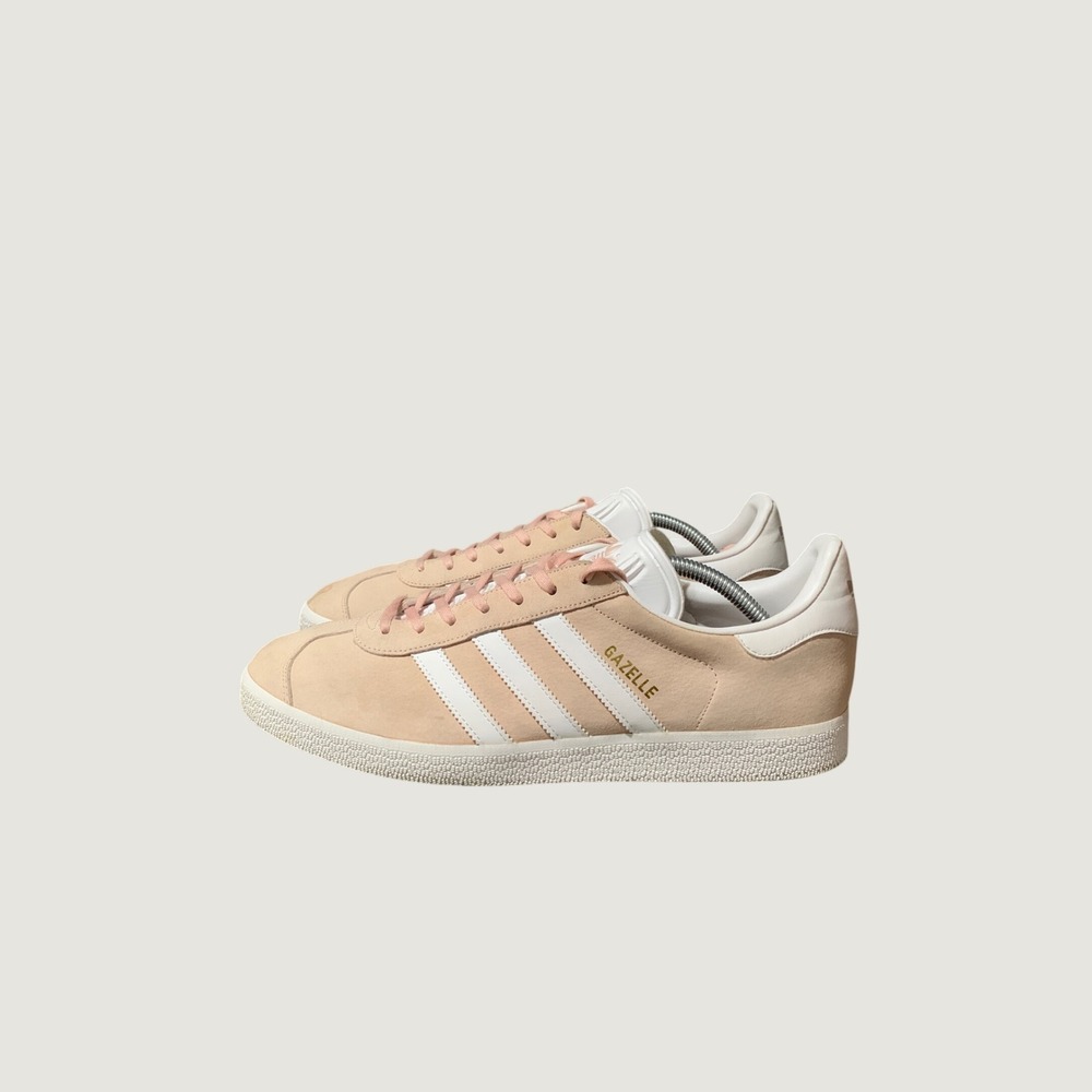 Adidas Sneakers Mens 11.5 Gazelle BB5472 Vapor Pink Suede Low Top Athletic Flaw
